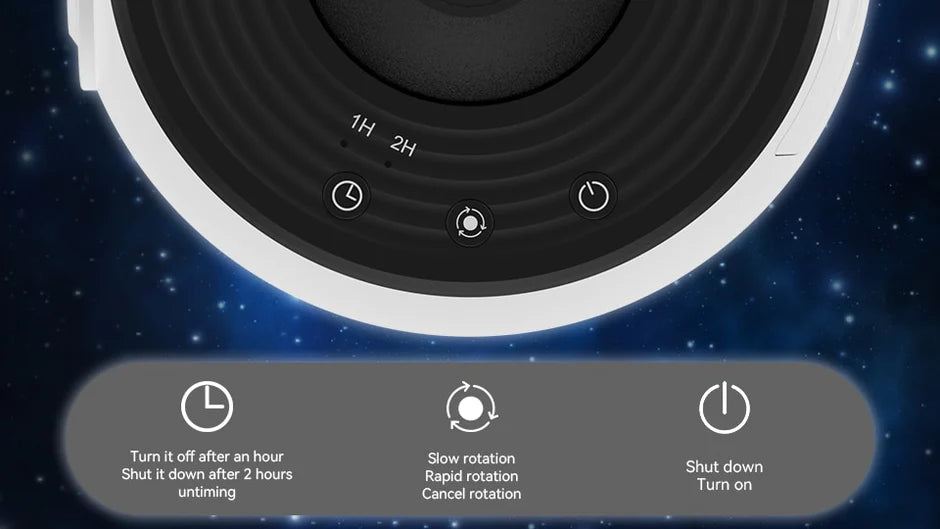 12 in 1 Night Light Galaxy Projector Starry Sky 360° Rotate Jwere™