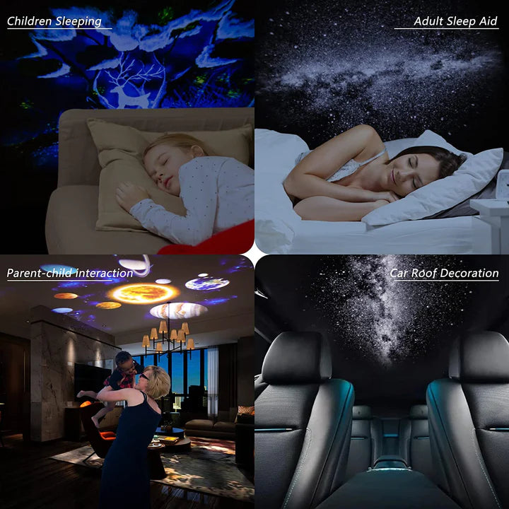 12 in 1 Night Light Galaxy Projector Starry Sky 360° Rotate Jwere™