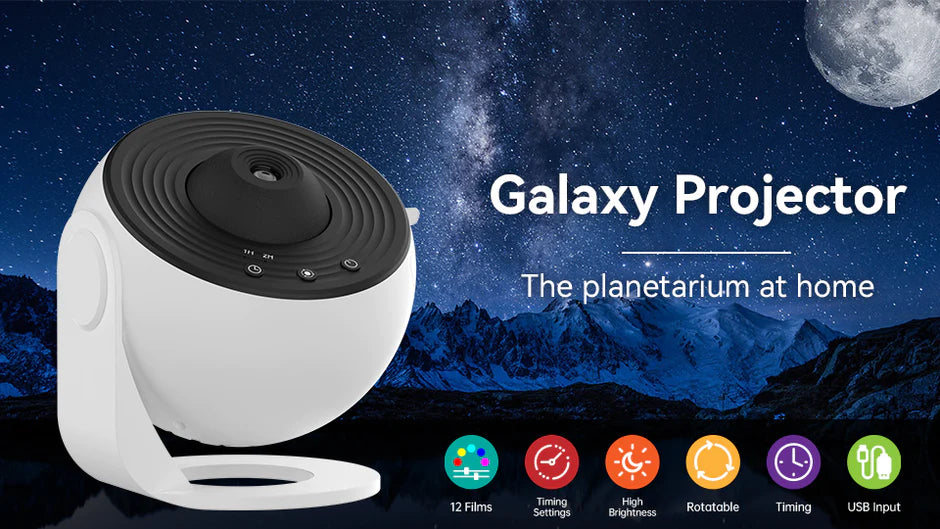 12 in 1 Night Light Galaxy Projector Starry Sky 360° Rotate Jwere™