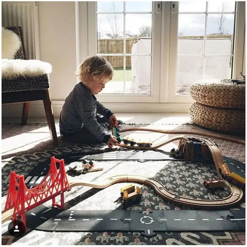Kids Play Mat Road Carpet