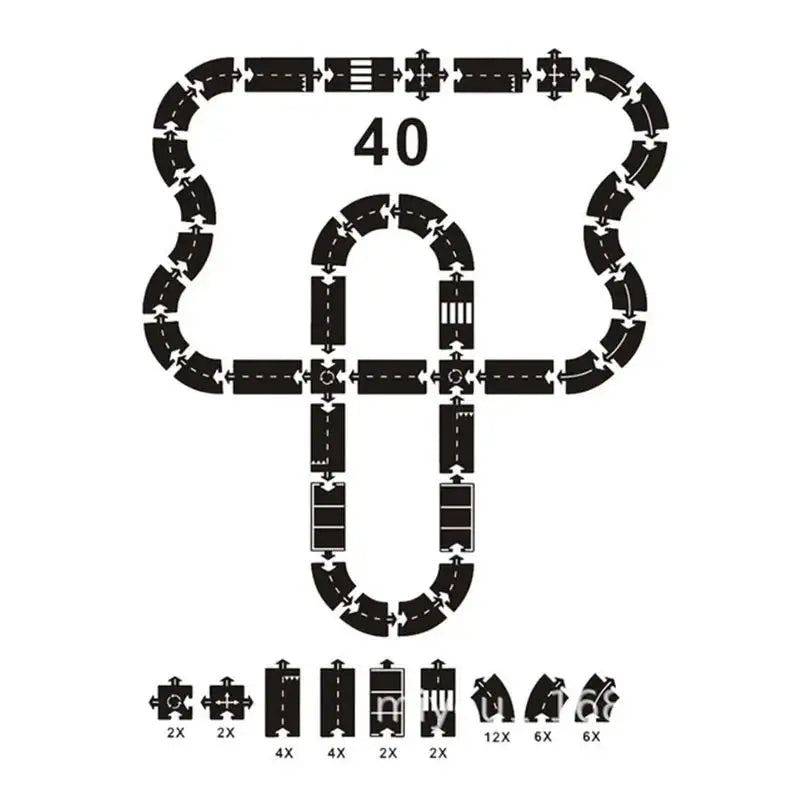 Kids Play Mat Road Carpet